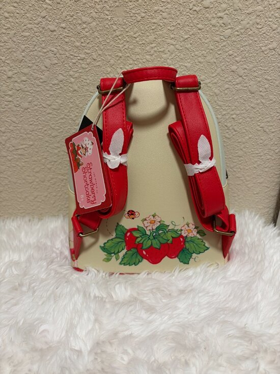 Loungefly Strawberry Shortcake Mini Backpack Vintage Style Mailbox NWT